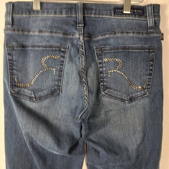 Rock & Republic Berlin Jeans, Size 8M, Straight/Skinny - Picture 9 of 16